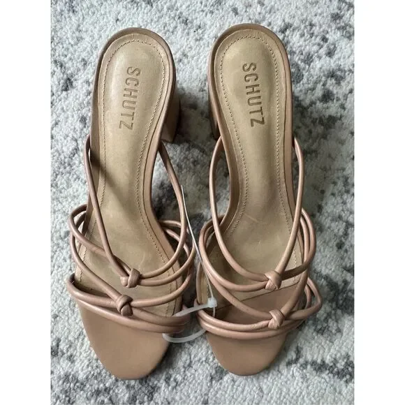 SCHUTZ NWOB Princey Leather Strappy Sandal - Picture 2 of 9